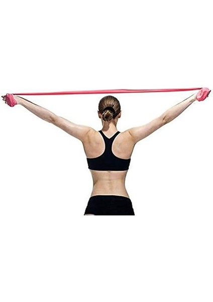 Elastik Egzersiz Bandı, 1,5 M, Kırmızı indirimleri