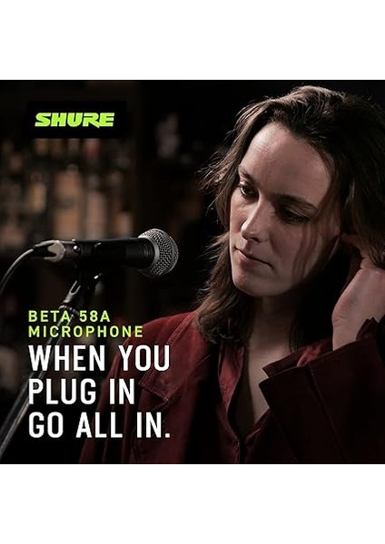 Beta 58A Dinamik Vokal Mikrofonu modelleri