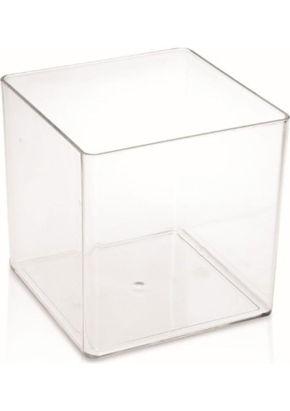 Home Küp Saksı 2,8 Litre 15 cm Şeffaf Kristal Saksı Şeffaf Küp Saksı Şeffaf Saksı Şeffaf