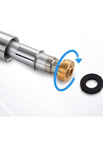 5 Fonksiyonlu El Duşu Başlığı + 150CM Ekstra Uzun Duş Hortumu Spirali / 2'li Lüks Duş Seti Takımı fiyatları