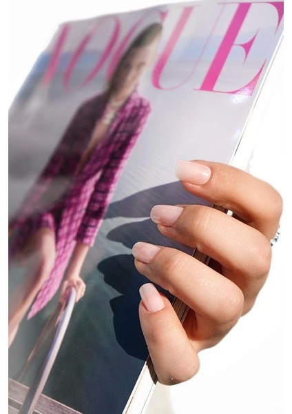 Beauty Takma Tırnak Seti & Zararsız Yapıştırıcı Küt Pembe indirimleri