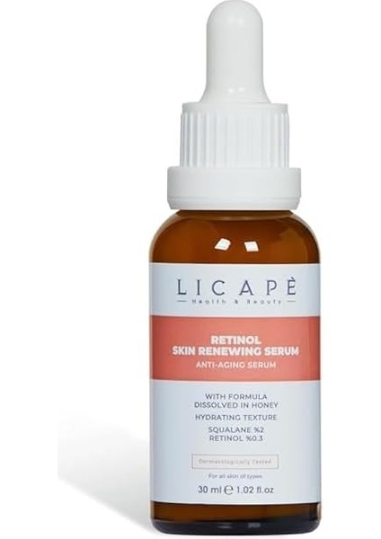 Yaşlanması Karşıtı Aydınlatıcı Retinol Serum 30ML