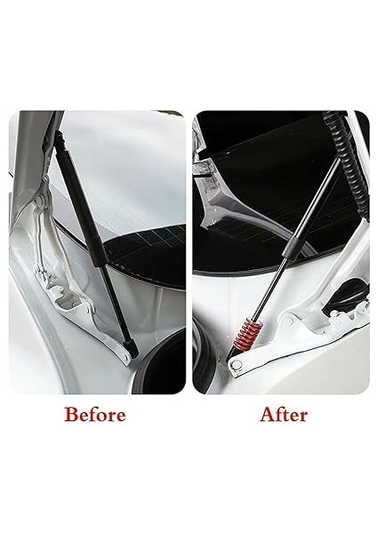 Gövde Bagaj Kapağı Dikme Destek Yayı, Arka Bagaj Kapağı Dikme Kalıp Yayları Alüminyum Alaşımlı Bagaj Kapağı Spiral Damgalama Yayı 25MM Od Araç Için fiyatları