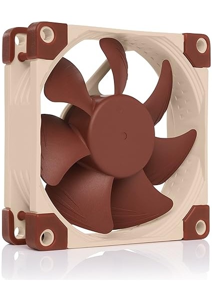Nf-A8 5V Pwm, USB Güç Adaptörü Kablolu Premium Sessiz Fan, 4-Pin, 5V Versiyonu (80 Mm, Kahverengi)