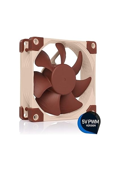 Nf-A8 5V Pwm, USB Güç Adaptörü Kablolu Premium Sessiz Fan, 4-Pin, 5V Versiyonu (80 Mm, Kahverengi) fiyatları