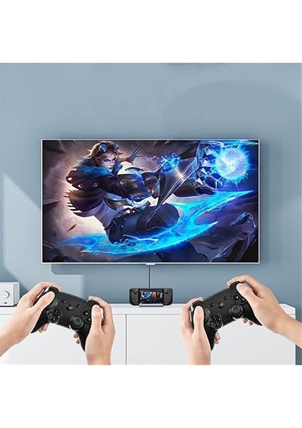 Deck Için 6'sı 1 Arada Çok Fonksiyonlu Yerleştirme Istasyonu, 4K@60Hz HDMI ve 3.0 Gigabit Ethernet Bağlantı Noktası, 100 W Pd Hızlı Şarj Cihazı, Yerleştirme Istasyonu modelleri