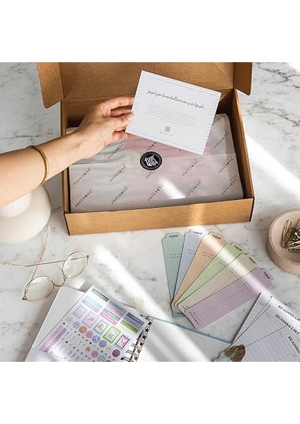 A5 Spiralli Süresiz Renkli Planlayıcı Ajanda Motivasyon Sayfalı Soyut indirimleri