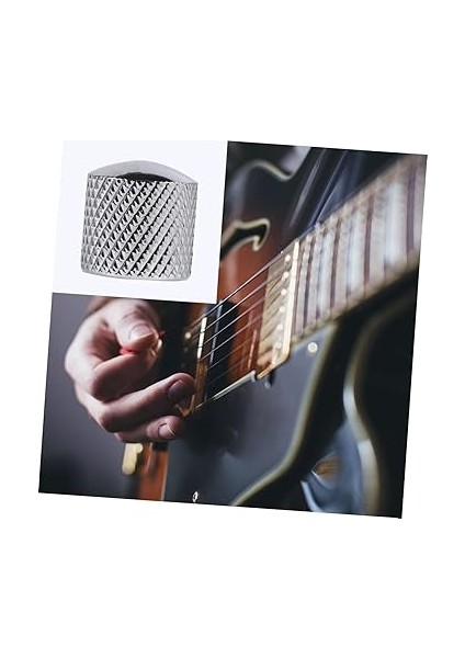 4 Elektro Gitar Elektro Bas Yaylı Düğme Kapağı Evrensel Bas Topuzu Düğmeleri Tencere Amplifikatör Düğmesi Düğmesi Değiştirme Bas Düğmesi Potansiyometre Topuzu indirimleri