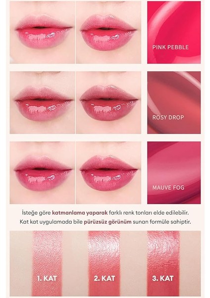 Uzun Süre Kalıcı, Nemli Bitiş Sunan Parlak Tint Dare Tint Dewy Drop (Mauve Fog) fırsatları