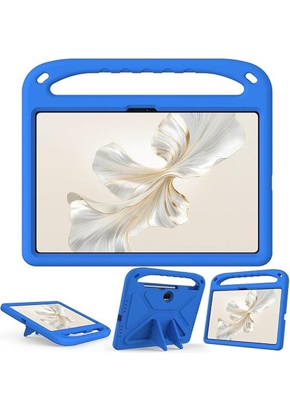 Honor Pad 9 12.1 Için Kılıf, Çocuklar Kılıf Kolu Ile, Pc Çizilmez Koruyucu Stand Özelliği, Ultra Ince-Mavi fiyatları