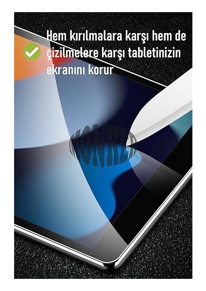iPad A16 11 Inç 2025 / iPad 10. Nesil 10.9 Inç 2022 Uyumlu Temperli Ekran Koruyucu Kırılmaz Cam fırsatları