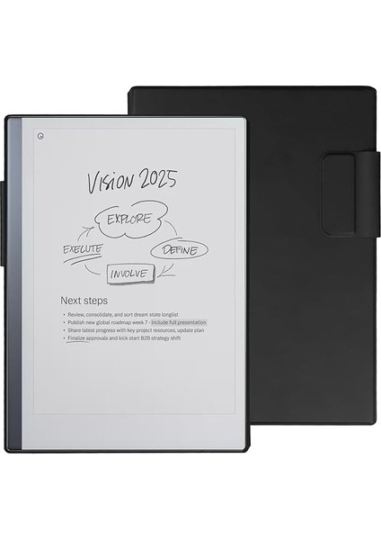 11,8 Inç (11,8 Inç) Kılıf, Remarkable Paper Pro Folyo Için Kılıf, Kalem Tutuculu Hafif Koruyucu Kılıf, Akıllı Otomatik Uyku / Uyanma Folyosu, Hafif Koruyucu Kılıf (2024 Sürüm) (Siyah)