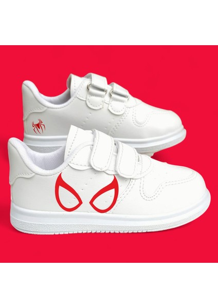 Kırmızı Maske Baskılı Erkek Çocuk Spor Ayakkabı Sneaker