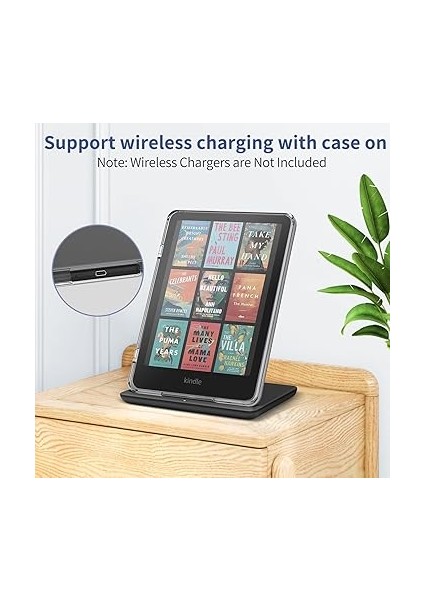 Clear Kılıf 7" Kindle Colorsoft Signature Edition 1. Gen & Kindle Paperwhite Kids & Signature Edition (12. Jen, 2024), Ultra Slim Anti-Sarı Kılıf, Kobo Remarkable Için Değil - Clear modelleri