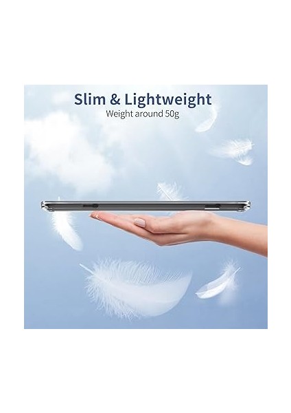 Clear Kılıf 7" Kindle Colorsoft Signature Edition 1. Gen & Kindle Paperwhite Kids & Signature Edition (12. Jen, 2024), Ultra Slim Anti-Sarı Kılıf, Kobo Remarkable Için Değil - Clear indirimleri