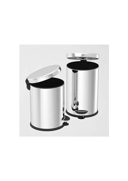 Krom Pedallı Çöp Kovası 5 Lt fiyatları
