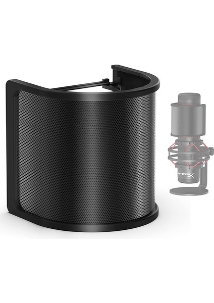 Pop Filtresi, [yükseltilmiş Üç Katman] Metal Örgü ve Köpük ve Eta Katmanlı Mikrofon Pop Filtresi, Mikrofon Ön Cam Kapağı, Vokal Kaydı Için El Tipi Mikrofon Si, Youtube Siyah Süngerli