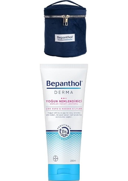 Derma Yoğun Nemlendirici Günlük Vücut Losyonu 200ML + Kadife Çanta