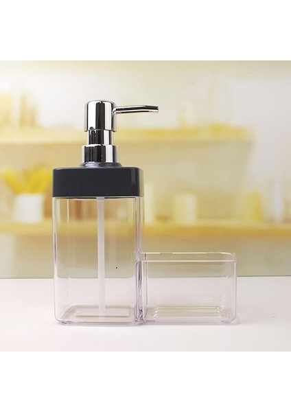 Süngerlikli Sıvı Sabunluk | Mutfak Bulaşık Deterjanlık ve Sünger Tutucu | Asorti Renk modelleri