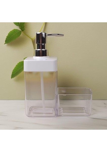 Süngerlikli Sıvı Sabunluk | Mutfak Bulaşık Deterjanlık ve Sünger Tutucu | Asorti Renk fırsatları