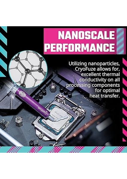 Master Cryofuze Premium Performans Termal Macun, Nanopartiküller, | 2 Gram | Termal Bileşik (Gpu, Cpu, Konsollar, Dizüstü Bilgisayarlar Grafik Kartları, Isı Lavaboları Için) fiyatları