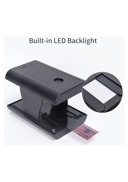 35 Negatif ve Slayt Için Mobil Film ve Slayt Tarayıcısı, Arka Işıksız App Katlanabilir Yenilikçi Tarayıcı Eğlenceli Lar ve S Siyah indirimleri