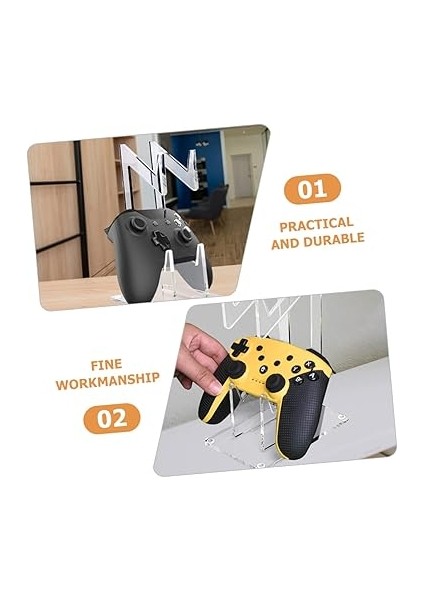 Oyun Kumandası Rafı Için Plastik Kumanda Tutucu Kulaklık Standı Kullanımı Kolay Ekran Standı indirimleri