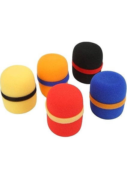 Kapağı Kalın Yumuşak Sünger Toz Geçirmez Çeşitli Renkler Iyi Elastikiyet Mikrofon Ön Cam Köpük Kapak Ktv Dans Partileri Için 10 Pcs modelleri