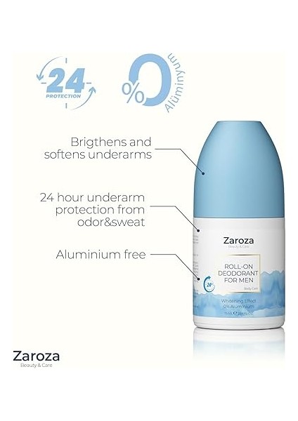 On Beyazlatma Etkili 24 Saat Koruyucu Aluminyum Içermeyen Erkek 75 ml indirimleri