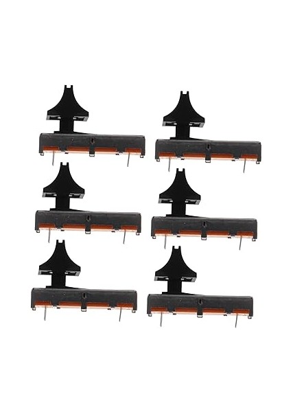 Stereo Potansiyometre 6 Adet Doğrusal Kayar Potansiyometreler Doğru Kontrolü Için modelleri