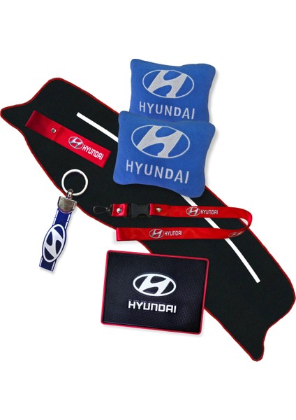 Hyundai Accent Yumurta Kasa Siyah Torpido Koruma Halısı | Hyundai Mavi Yastık Araç Oto Aksesuar