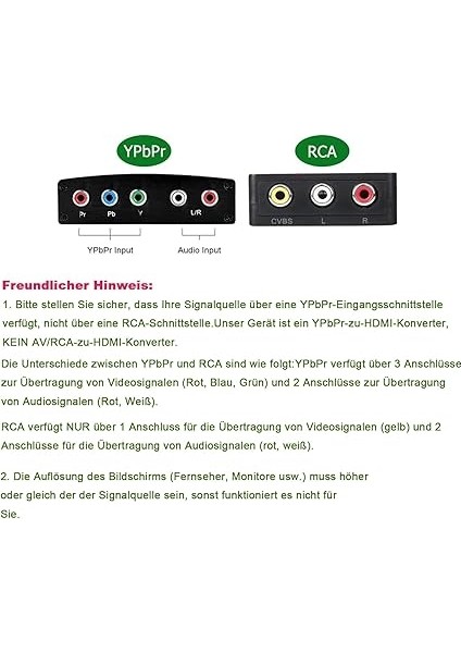 Ypbpr HDMI Uyumlu Dönüştürücü Bileşen HDMI Uyumlu Video Ses Adaptörü Için DVD Oyun Konsolu Hdtv Monitör indirimleri