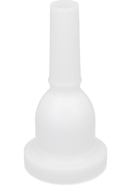 Orta Uzunlukta Trombon Için Beyaz Tenor Korna Ağızlığı Orta Uzunlukta Trombon Ağızlığı Abs Trombon Ağızlığı Çekme Ucu, A