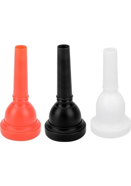 Orta Uzunlukta Trombon Için Beyaz Tenor Korna Ağızlığı Orta Uzunlukta Trombon Ağızlığı Abs Trombon Ağızlığı Çekme Ucu, A fırsatları