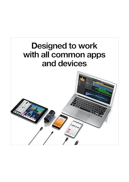 Multimedia Irig Mic Studio - Black Ultra Portatif Büyük Diyafram Condanser Mikrofon (Ios, Android, Mac & Pc) modelleri