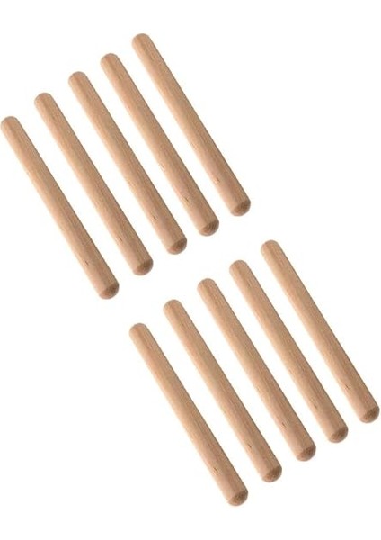 Orf-Bt-55-5x Örf Aletleri Ahşap Akça Ağaç Ritim Çubuğu 10 Adet (5 Çift) fiyatları