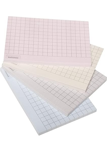 Renkli Kareli A7 Dizin Kartı Karteıkarten 100'LÜ modelleri