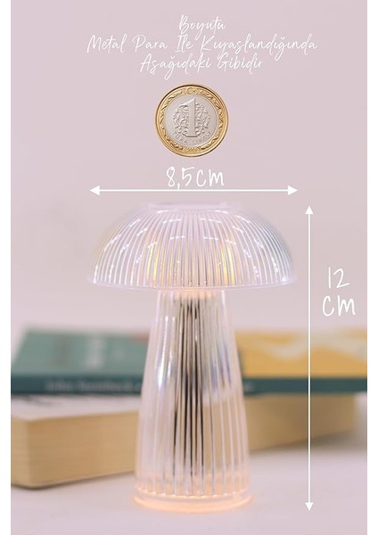 Mum Kristal Tip Pil Dahil Dumansız Alev Ledli Yapay Dekoratif Mum Dekor Işığı Şeffaf PT429 indirimleri