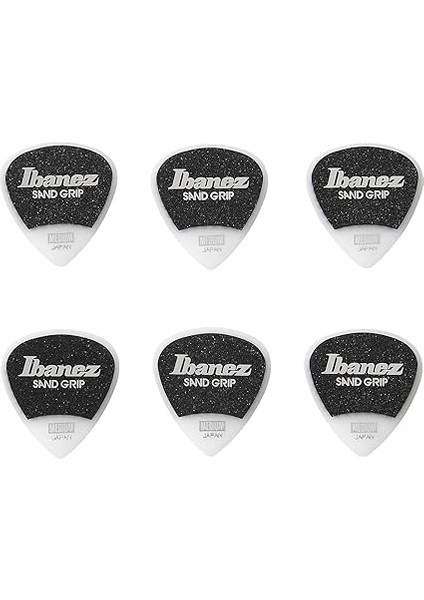 Grip Wizard Serisi Sand Grip Flat Pick - Beyaz 6 Adet (PPA16MSG-WH) fiyatları