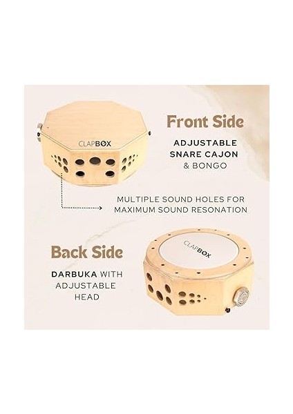 Travel Cajembe Davul Huş Ağacı (H:15,24 cm G: 30,48 cm L:30,48 Cm) - Dolgulu Çanta ve Kayış Dahildir | Çok Yönlülük Için Trampet Ayarlama Özelliği ile | En Popüler Davul Çemberi Enstrümanı fiyatları