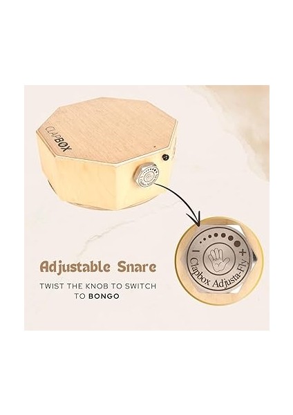 Travel Cajembe Davul Huş Ağacı (H:15,24 cm G: 30,48 cm L:30,48 Cm) - Dolgulu Çanta ve Kayış Dahildir | Çok Yönlülük Için Trampet Ayarlama Özelliği ile | En Popüler Davul Çemberi Enstrümanı modelleri