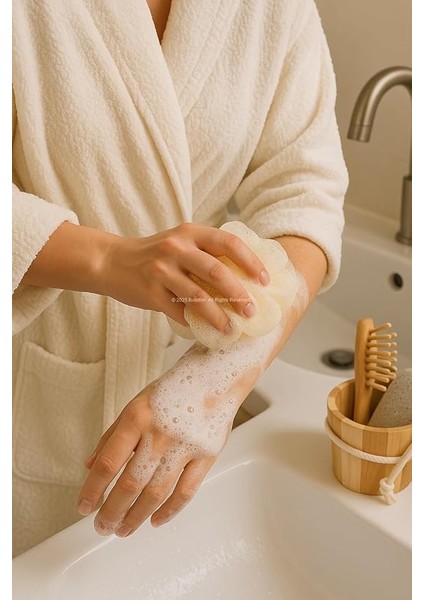 Rustik Ahşap Kovada Banyo Seti, Yumuşak Köpüren Lif, Doğal Kabak Lifi, Ponza Taşı ve Ahşap Masaj Tarağı, Cilt Bakımı ve Duş Keyfi Için Spa Bakım Seti fiyatları