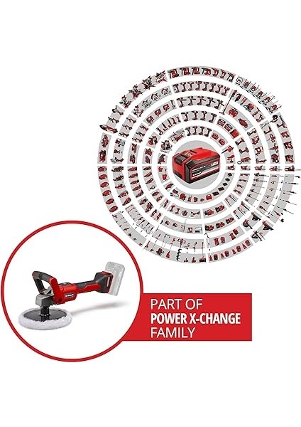 Akülü Polisaj / Zımpara Makinesi Ce-Cp 18/180 Li E-Solo Power X-Change (18V, Kömürsüz Motor, Elektronik Devir Ayarı, Akü Dahil Değildir) - 2093320 fiyatları