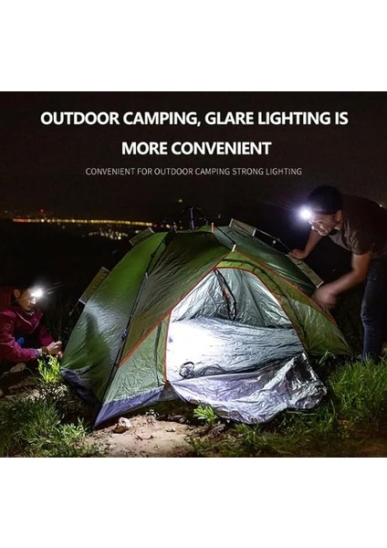 2 Adet Kafa Lambası Fener Pilli Acil Durum Deprem Enerji Krizi Kamp 3 Kademeli Flaşörlü 3W Cob LED 4.5V 120LÜMEN fiyatları