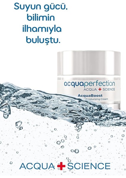Perfection Acquaboost Yoğun Nemlendirici & Uva-Uvb Güneş Koruma Spf 30, Besleyici, Yenileyici, Nemlendirici Yüz Kremi 50ML, Tüm Ciltler Için modelleri