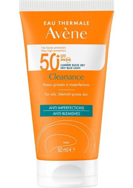 SPF50+ Yağlı ve Akneye Eğilimli Ciltler Için Yüksek Korumalı Güneş Kremi 50 ml