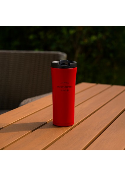 A638-01 Freedom Colours Termos - Kırmızı / Siyah - 550 ml fırsatları