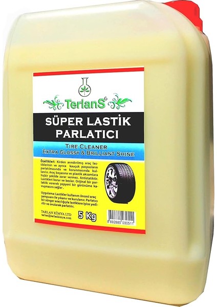 Lastik Parlatıcı Jel 5 kg + Uygulama Süngeri Tire Cleaning Gel Extra Glossy fiyatları