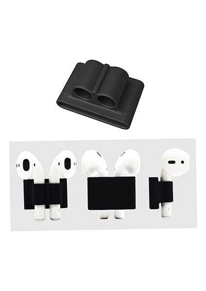 2li Paket Silikon Saat Tutucu Kulaklık Standı Günlük Kullanıma Uygun Kulaklık Koruyucu indirimleri