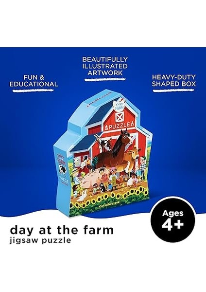 Creek Dekoratif Puzzle Çiftlik 48 Parçalı Yapboz fiyatları